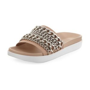 Kendall + Kylie Latte Shiloh Slide Sandal Shoe